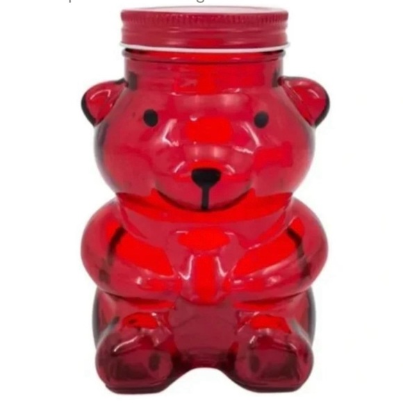 Red Valentine Bear Jar - Picture 1 of 4